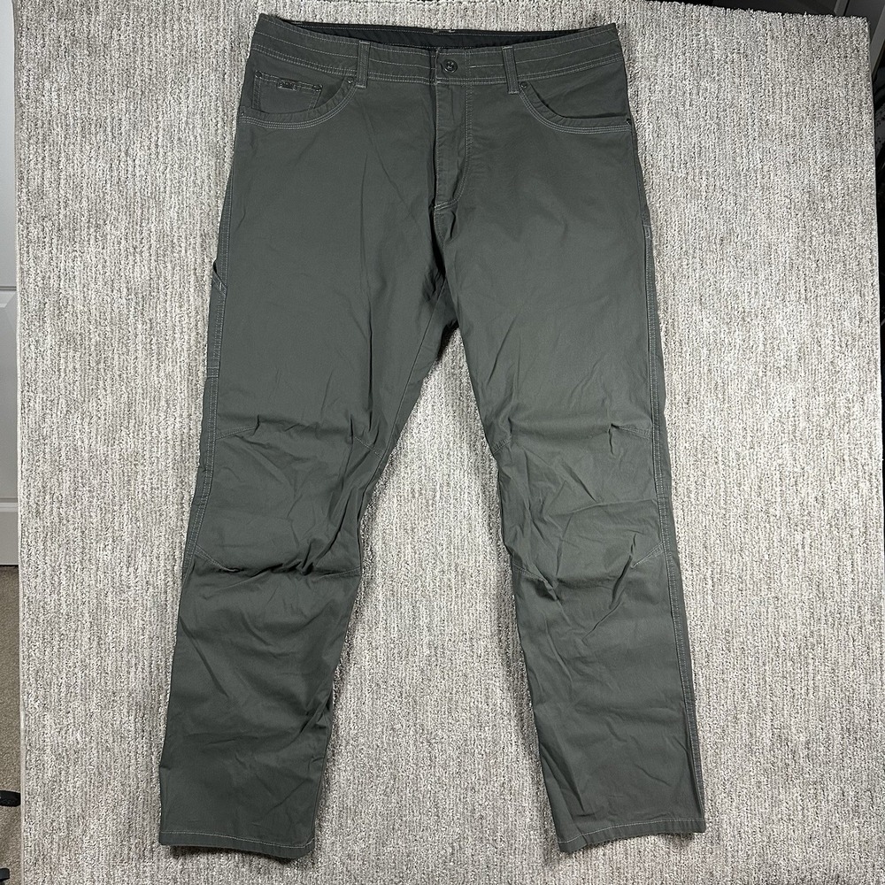 Kuhl Revolvr Pants Green Size 38x34 Lightweight Durable Outdoor Hiking Gorpcore